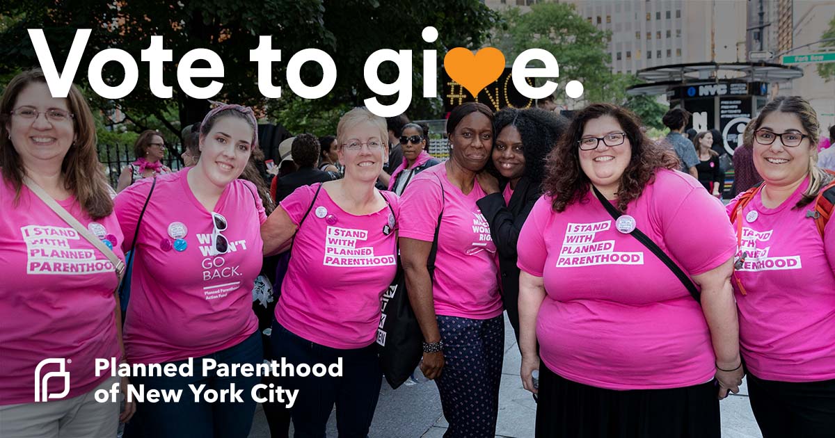 PPGNYact's tweet photo. Help PPNYC win up to $5,000. Vote for us in @AmalgamatedBank's #VoteToGive campaign! https://t.co/i3A4GDIsfp #GivingTuesday https://t.co/ehYJL3UglI