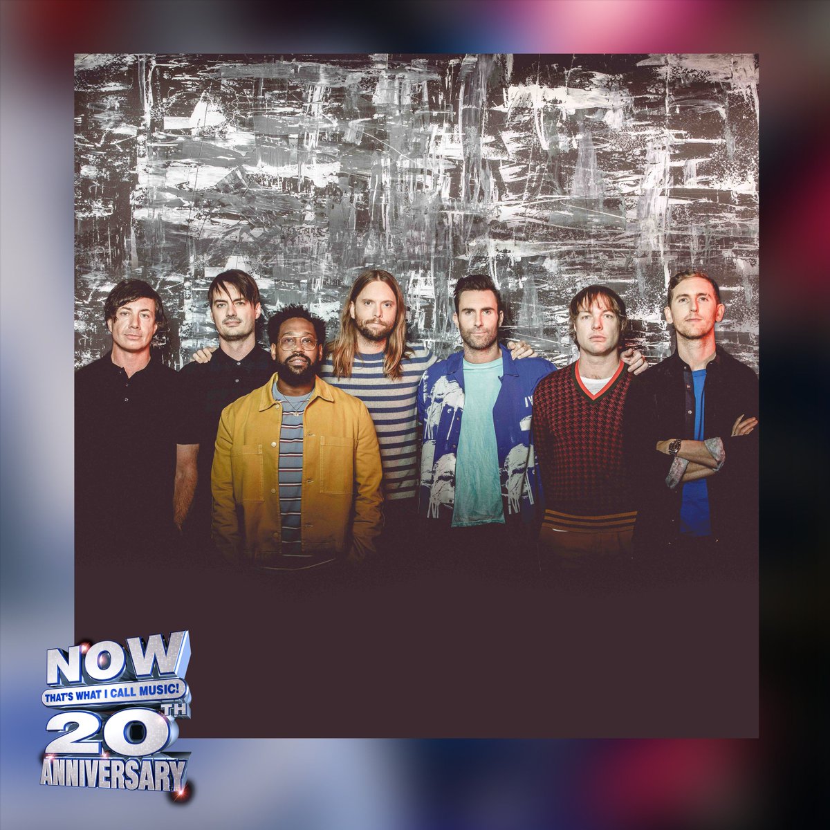 maroon5's tweet photo. Thanks to YOU for voting for our track "Moves Like Jagger" to be included on NOW That’s Music’s 20th Anniversary album, and making us one of NOW’s all-time most featured artists. Listen to the 20th Anniversary playlist now on Apple Music and Spotify: https://t.co/uHh8eVWMGw https://t.co/LyxHsc0WAZ