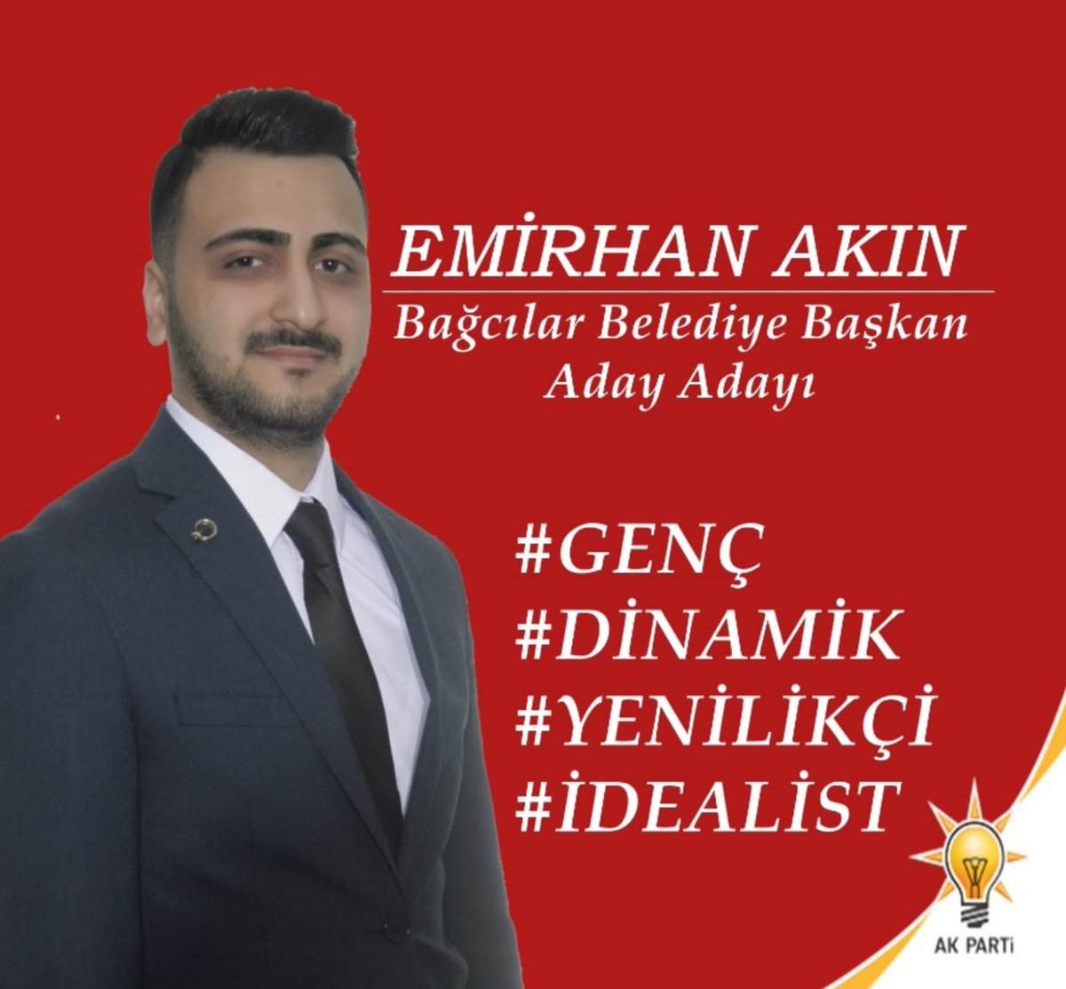 MesutBo65778196's tweet photo. Genç 
Dinamik 
Yenilikçi 
İdealis Bir Gençlik @emirhanakn_
@RT_Erdogan
@mehmetozhaseki
#BağcılarınEnGençAdayAdayı
@bayramsenocak 
@ismet_ozturk 
@FATMAKIRATLI 
@erdem_sinan
#YiğitDemek
#yesdedim https://t.co/hndMcJREHm