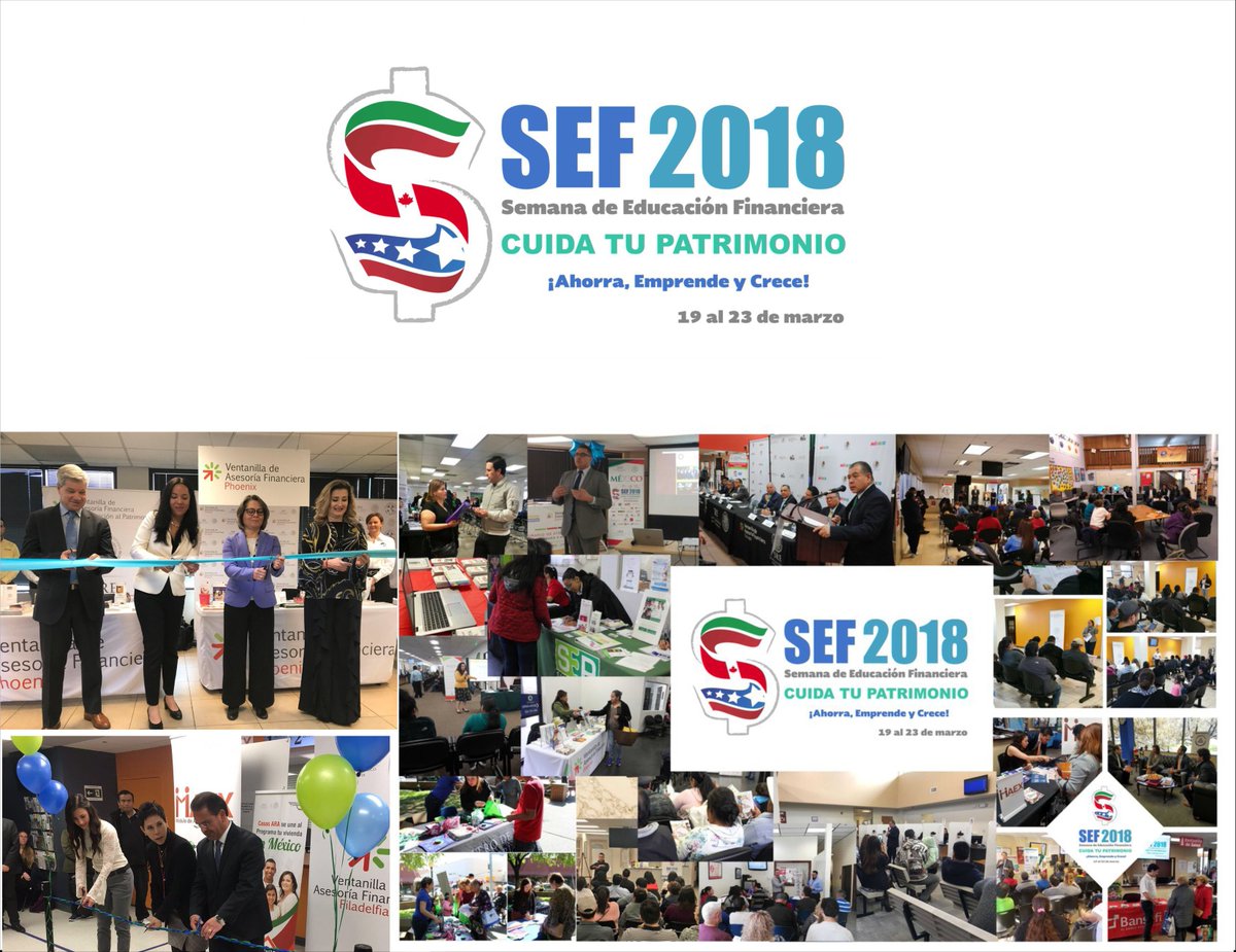 IME_SRE's tweet photo. Este año, durante la Semana de Educación Financiera #SEF2018💰 más de 49 mil personas se beneficiaron de las actividades que tuvimos en 57 Consulados en todo América del Norte. 🇨🇦🇺🇸¡Gracias a los más de 700 aliados que formaron parte de este gran esfuerzo!
#AsuntosComunitarios https://t.co/oaubEKjikn