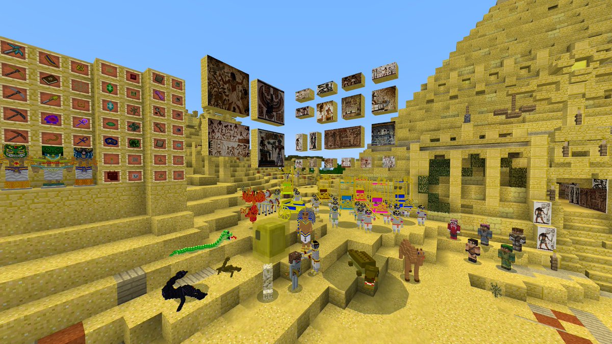 TheMCBuildTeam's tweet image. Mummy Valley is now on the Minecraft Marketplace! 
by @LifeboatNetwork, @TheMCBuildTeam, @BridgeDeepwell

Lot's of cool stuff, a lot of good value here people!