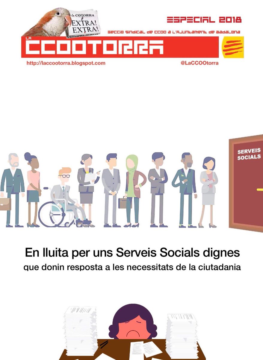 LaCCOOtorra's tweet photo. Serveis socials de #Badalona estem al límit. No podem atendre la ciutadania ni donar resposta digna a les seves necessitats. @PSC_Badalona, @Albiol_XG,  @GuanyemBDN, @ERCbadalona, @icveuia_bdn, @UNITSBadalona, @Cs_Badalona, @PDeCATBDN, @DemocratesBDN, exigim solucions ja! https://t.co/p4iN2zyn9P