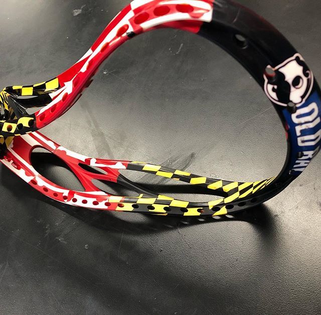 Stylin_Strings's tweet photo. Take a glimpse of this @warriorlax #Evo4X with a very unique @maryland flag dye using the @natty.boh & @oldbay_seasoning logos to ensure it’s on point!
#sslax #laxlife #stringing #lax #Lacrosse #laxislife #growthegame #sports #Lacrosslife #warriorlacr… https://t.co/HF0NtFjadW https://t.co/ic7BDWCWYN