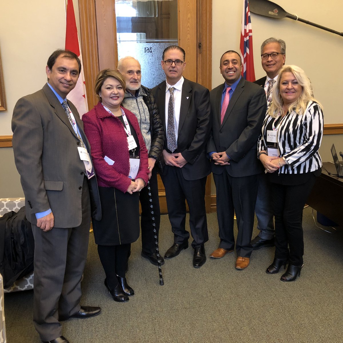 RudyCuzzetto's tweet photo. Thanks to @tehreemkamal, Ray Dubash, @TomLebour, Helen Goljack, and Ettore Cardarelli from the Mississauga Real Estate Board (@MREBca), and my colleague @krasheedpc, for a productive meeting this morning at Queen's Park. #MississaugaLakeshore #OpenForBusiness #ForThePeople https://t.co/snra0ckdc0
