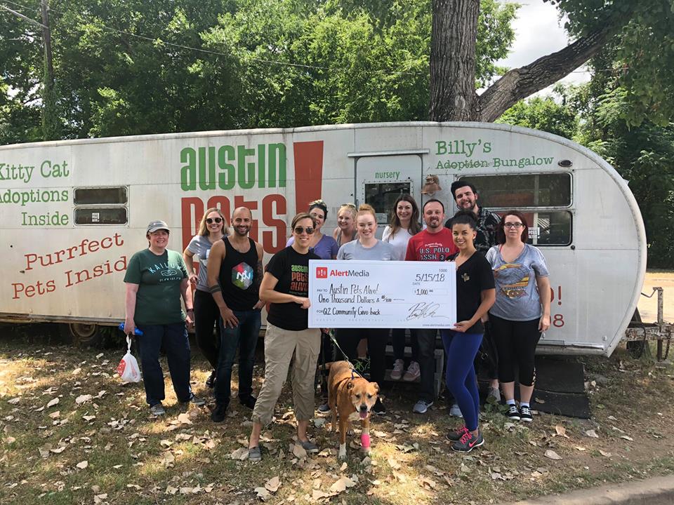 alertmedia's tweet photo. Through our community service program, AlertMedia gives back to a different organization in our community every quarter with volunteerism and donations. To learn more about joining a team that values giving back to our community, check out our careers page. #GivingTuesday https://t.co/C0qdEZ5bCU