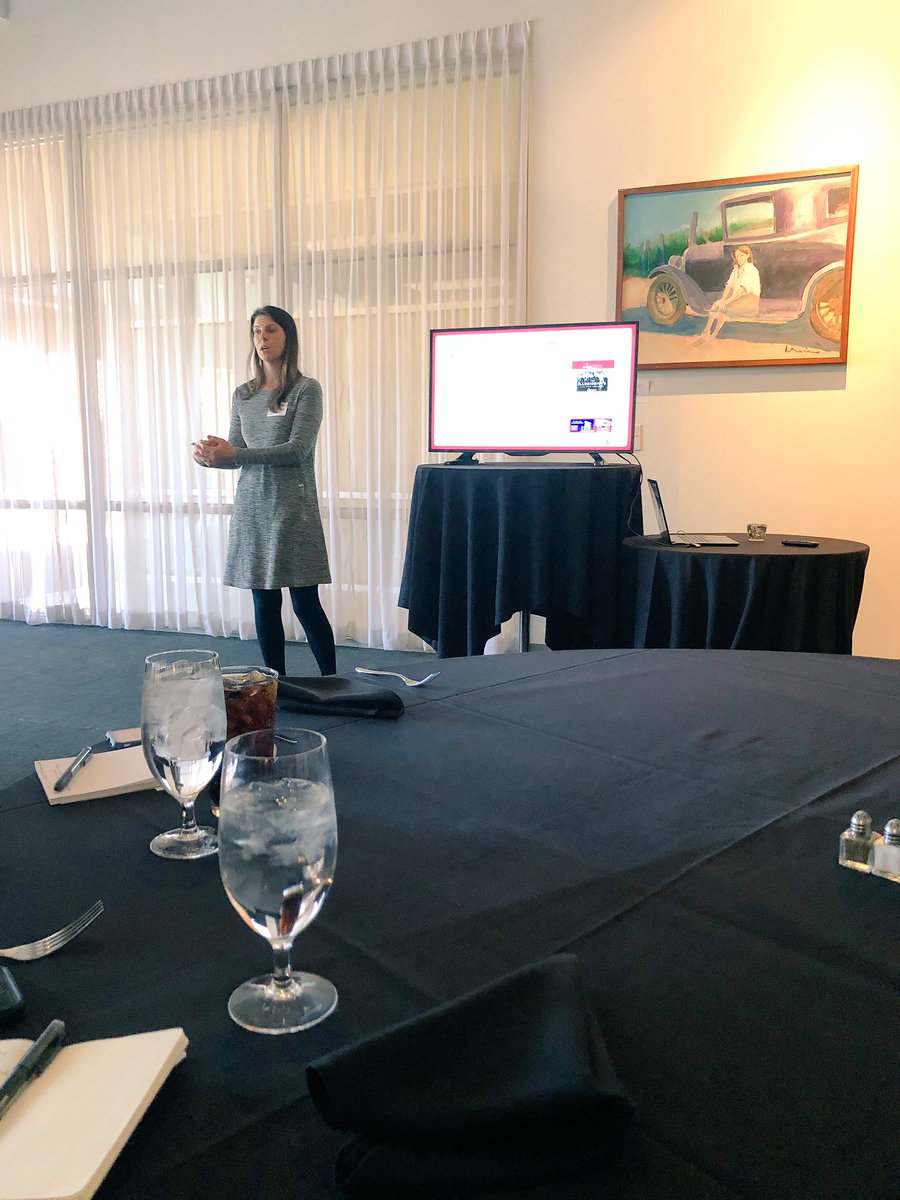 BrascoMarketing's tweet photo. Thanks for hosting us @RPRS and for bringing in two great speakers, @DPAC’s @racheltraversar and @BoothAmp’s Taylor Traversar! #RPRS #RPRSluncheon https://t.co/2vcoh0qVK3