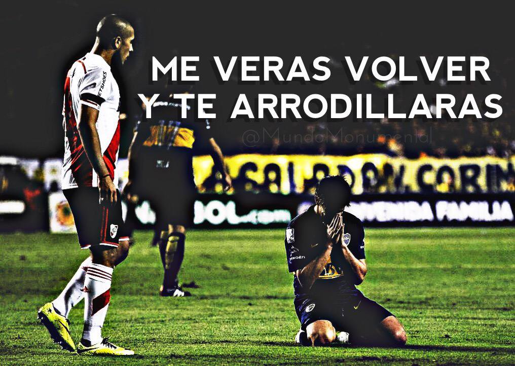 ElTwDeRiver's tweet photo. Esta frase se convirtió en REALIDAD. Te la pasaste cargando con la "B", pero cuando volvimos te dejamos afuera de 2 copas en 6 meses, te ganamos una SUPERFINAL, abandonaste, tiraste gas pimienta y ahora no queres jugar con nosotros. TE RECIBISTE DE CAGÓN. #SeBuscaClàsico https://t.co/ZSiYiwTNEu