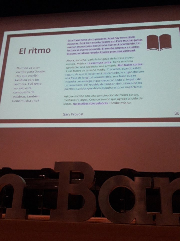 venamicocina's tweet photo. @CorunaBloggers @pasquinoweb Los textos también necesitan ritmo!! #mWeekCoruña @FundacionBarrie https://t.co/1Vl4WVEbw1