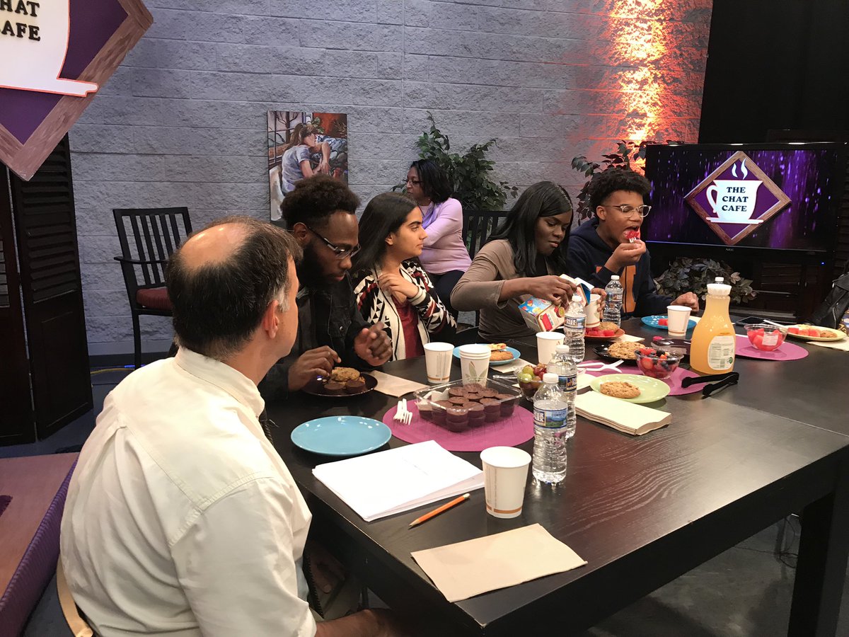 bcpstv's tweet photo. We had such a great taping of @The_Chat_Cafe yesterday. Thank you to all our amazing guests. Stay tuned for the this episode, you will not want to miss it. @BaltCoSMOB @BaltCoPS #chatcafe #bcpstv https://t.co/FHf0dC6lNk