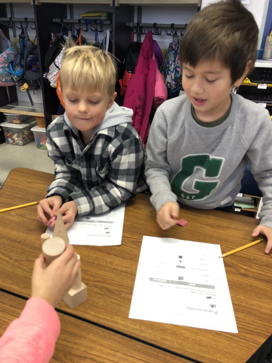 Team work building models using solid shapes! <a href="/AHSD25Patton/">Patton Elementary</a>