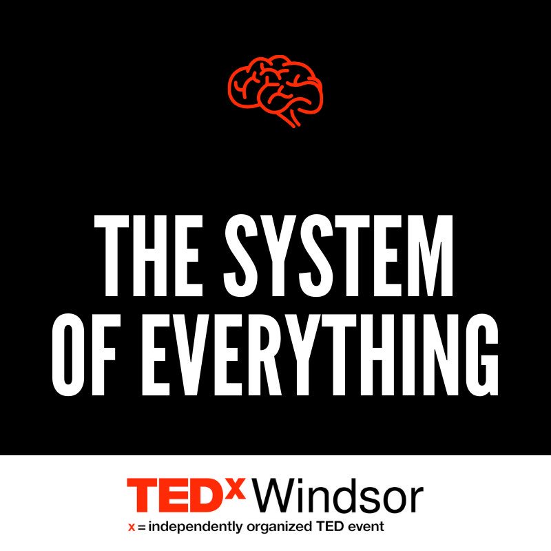 TEDxWindsor’s theme for 2019:

Systems control everything we do and how we think about the world around us. The systems that have served humanity up to now are failing, and we need new ones. 

Let’s disrupt the system!

#TEDxWindsor #TEDx #TEDxTalks