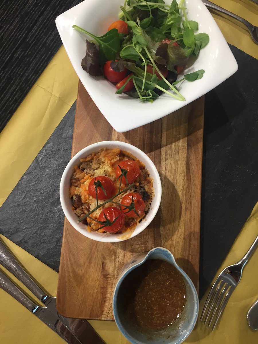 First courses out @IC_UHI and all dishes are looking and tasting amazing from our finalists from <a href="/HeMillburn/">MillburnHE</a> <a href="/Inverness_Royal/">Inverness Royal</a> and @CullodenAcad Judging by the incredible <a href="/CMacdonaldFoods/">Claire Macdonald</a> and <a href="/KiltKuisine/">MichaelSmith</a> in #Inverness #Culloden