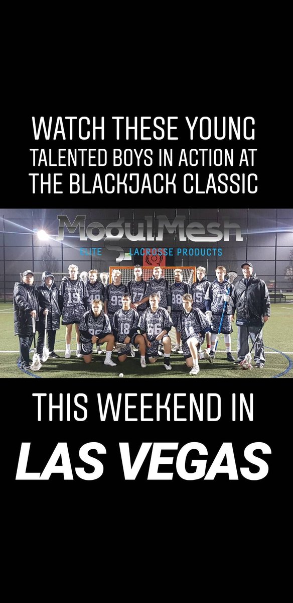 MogulMesh's tweet image. The excitement of Vegas #blackjackclassic #usalacrosse #lacrosse #sports #LAX