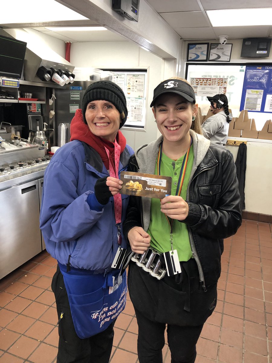 JimJmcneil's tweet photo. Gave out the Late Tickets % winners for this past weekend today! Harriman 2166 received $50 and Lamar Sonic #3771 received $25 for a great job getting the Late % down! #SRITNSTORM https://t.co/qsFYKGATwS