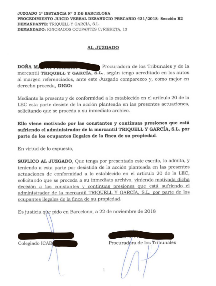 agoraJuanAndres's tweet image. Acabem de rebre que la causa contra l'àgora s'arxiva!!! 💪✊

Gràcies a totes pel vostre suport. Aviat publiquem nota de premsa

#LAgoraNoEsToca #ElRavalNoEsVen #RavalRebel