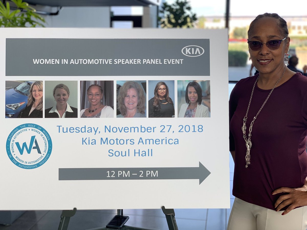 Women in Automotive and CDK supports Kia at Women’s Speaker Panel.  What an honor!