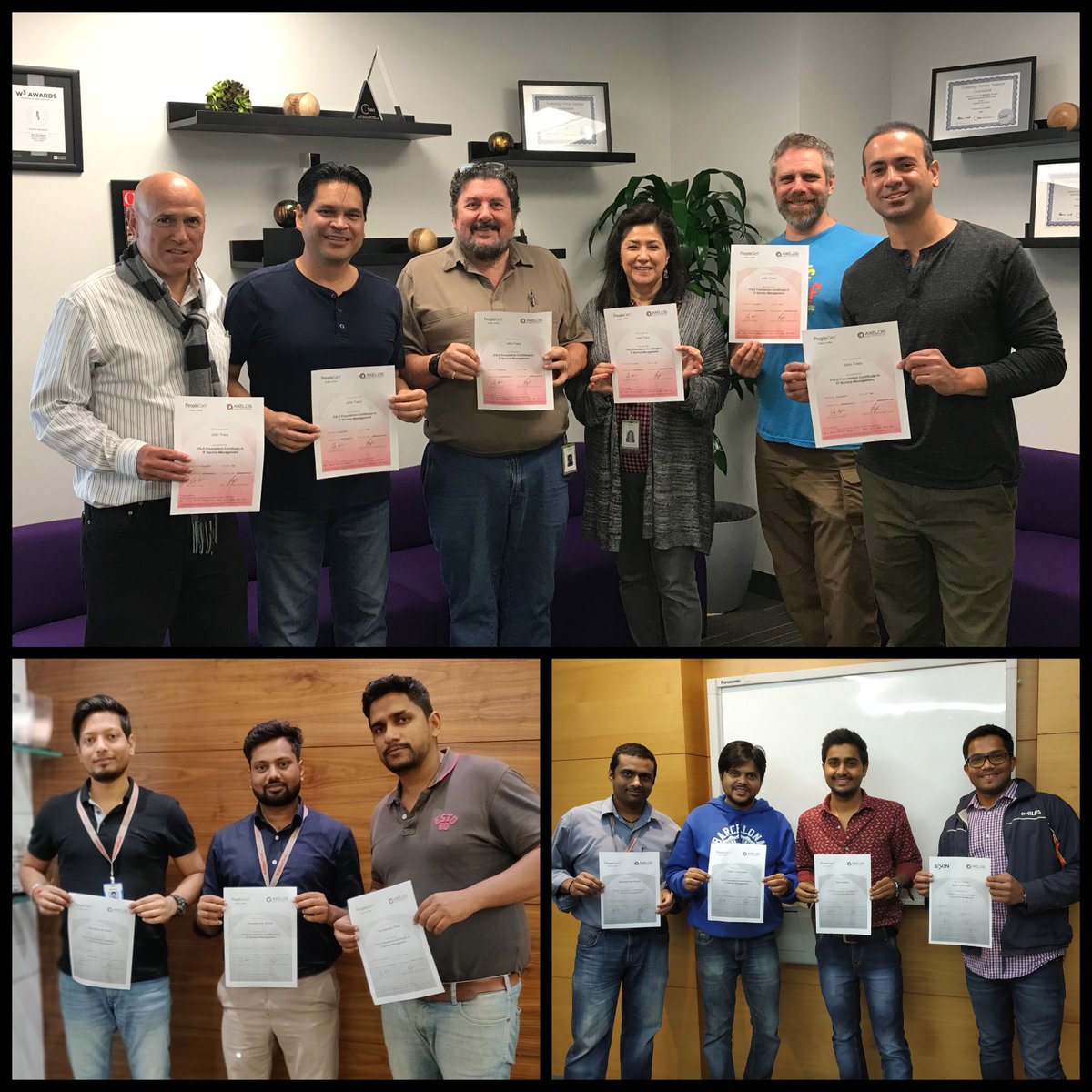 Transcend_Care's tweet photo. Congratulations to the entire Transcend Insights Product Support team for obtaining #ITIL Certification! Go team! https://t.co/xywEUEfcu4