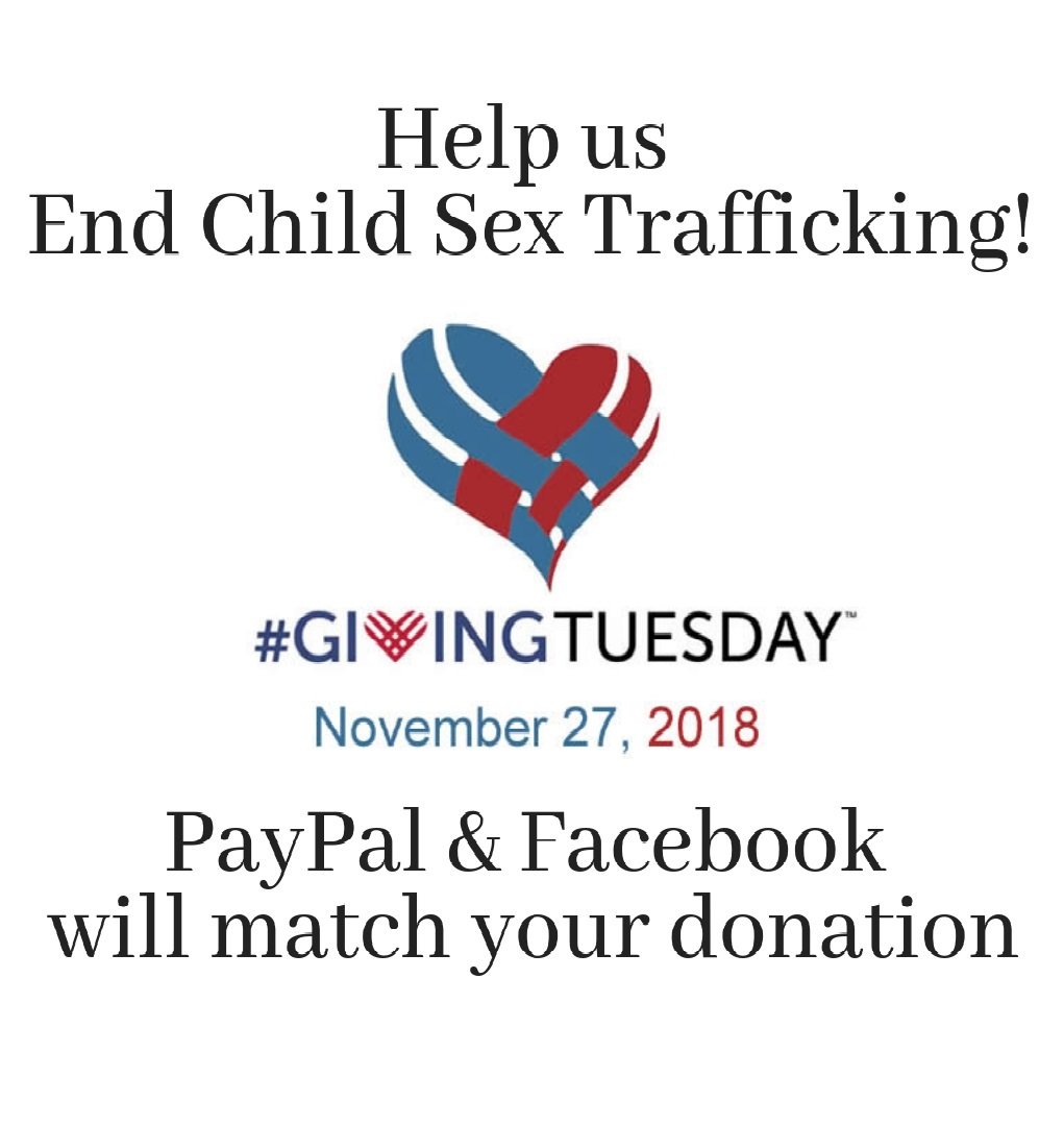 It's #GivingTuesday ! - A Global Day of Giving! Kick off your season of generosity and your donation will set a child free from sexual exploitation. A #untilallarefree #youarekey #generosity Click the link! bit.ly/2Ap4qsu