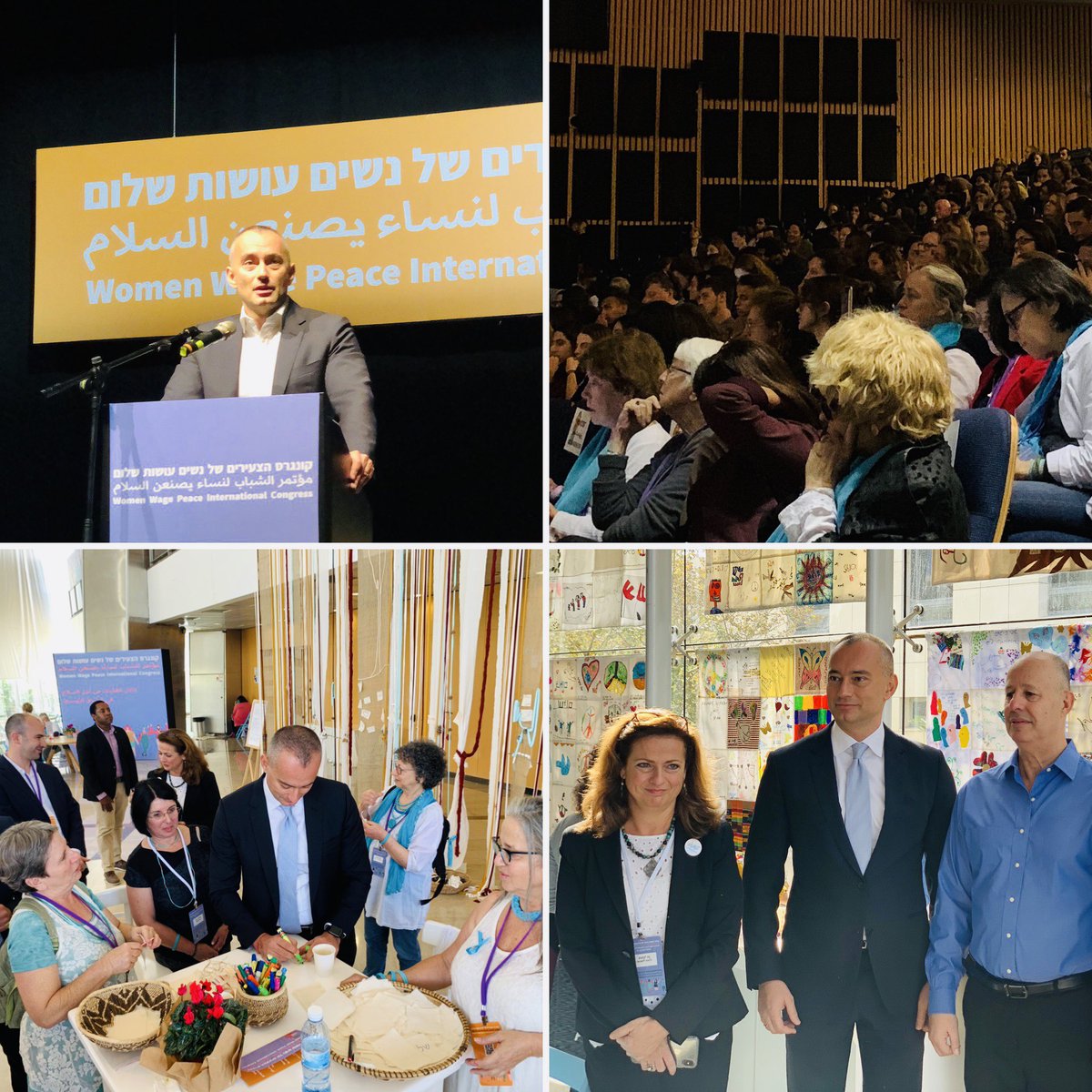 nmladenov's tweet photo. Thank you @WomenWagePeace for inviting me to your inspirational event today at @TelAvivUni and pointing the way how together #Israelis and #Palestinians can chart a course to #peace, #justice and #dignity for all! #UN @UNSCO_MEPP @Tzachi_Hanegbi https://t.co/HVTm1XEyUB