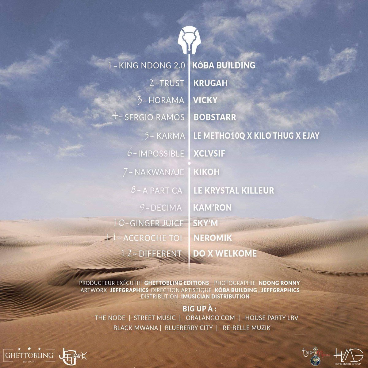 #NEW 🔥
<a href="/kobabuilding/">Kôba Building</a> dévoile la tracklist de la mixtape GHETTOBLING Vol. 4 avec <a href="/IamVickyR_/">Vicky R</a>, @kamronofficiel, <a href="/Xclvsif/">[ex-clu-sif]</a> <a href="/BobStarr6/">Bob Starr Officiel</a> et d'autres.
En attendant la suite...