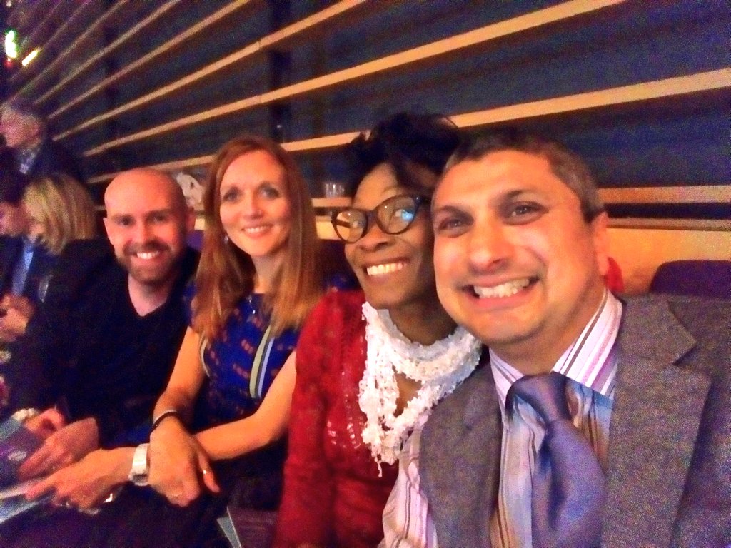 smartwayforward's tweet photo. Proud to be at @sportinherts Service to Sport Awards 2018 @UniofHerts with @joylynsm27 @AmyTrotter11 @feely_chris @TOBTessa @DynamoDIS Steve Trotter tonight. Congratulations to all winners & Tessa for being nominated. Also #HappyBirthday Joylyn! πππππ #HSP2018 #ProudCoach https://t.co/52OKKO1uw5