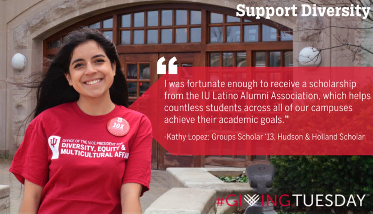 iu_diversity's tweet photo. Together, we can help #IU fulfill its promise, one student at a time on #GivingTuesday. Please visit https://t.co/foqt4NLLyQ to learn more. https://t.co/eDBCjC8YO3