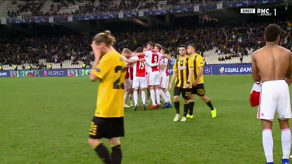 FootissimeRMC's tweet photo. #CSKAFCVP #AEKAJAX C'est fini pour ces deux premiers matches de la soirée ! L'Ajax se qualifie, tout comme... le Real et la Roma, sans jouer 👌
🇷🇺 #CSKA 1 - 2 #FCVP 🇨🇿
🇬🇷 #AEK 0 - 2 #AJAX 🇳🇱 https://t.co/PaezWcA0Qe