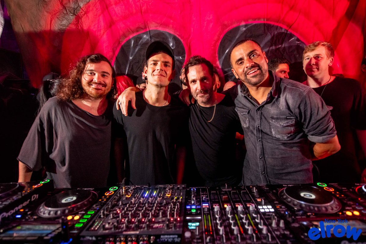 Had a blast at <a href="/elrow_/">elrow</a> in NYC last Saturday with these three lads😏 <a href="/wAFFdj/">wAFF</a> <a href="/delaswing/">De la swing</a> <a href="/yousefcircus/">Yousef</a>