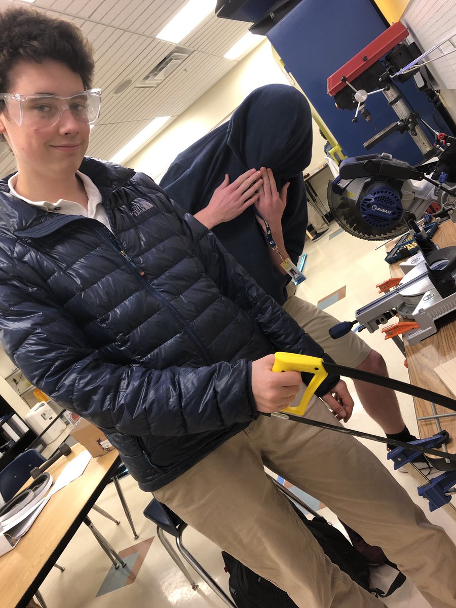 Our build team is hard at work cutting a screw to the perfect length