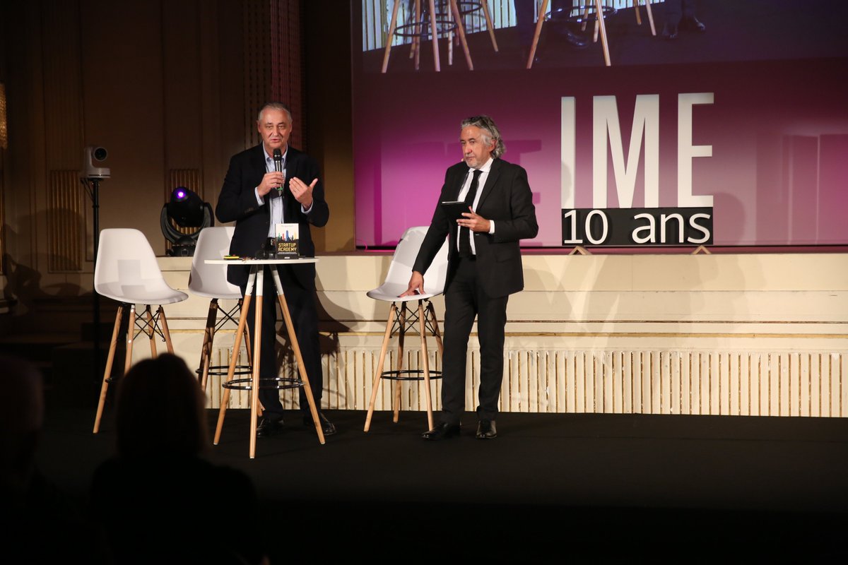 « Un entrepreneur c’est quelqu’un qui importe de l’angoisse et exporte de l’enthousiame » <a href="/philbloch/">Philippe Bloch</a>  #10ansIME #StartupAcademy #Inspiration