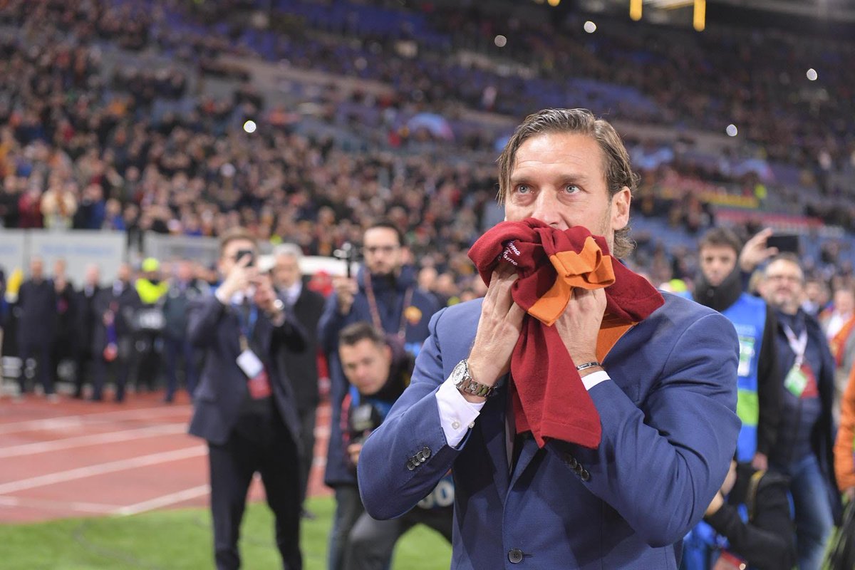 Totti tweet picture
