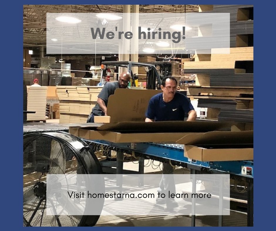 Looking for a new career? Apply to join our team! Find out more at homestarna.com.

#HomestarNA #furniture #MadeinUSA #USA #home #furnituremanufacturing #manufacturing #jobs #careers #employment