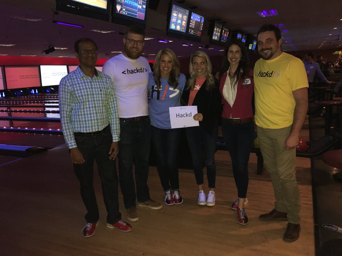 hackd_ms's tweet image. Happy National Day of Giving! We love giving back to our communities, like when we went bowling with Big Brothers Big Sisters of Atlanta. How are you giving back today? #Hackd #GivingTuesday #GIveBack #HackdGivesBack