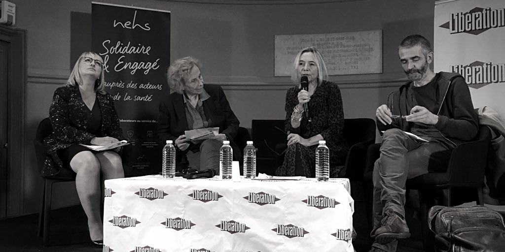 marion_sciarli's tweet image. « Les mots qui soignent » la troisième table ronde du #ForumLibe  LA SANTÉ À CŒUR OUVERT @nehs avec Philippe Lançon @libe Nathalie Leforestier et Elisabeth De Fontenay : « La parole peut toujours ressurgir et soigner »