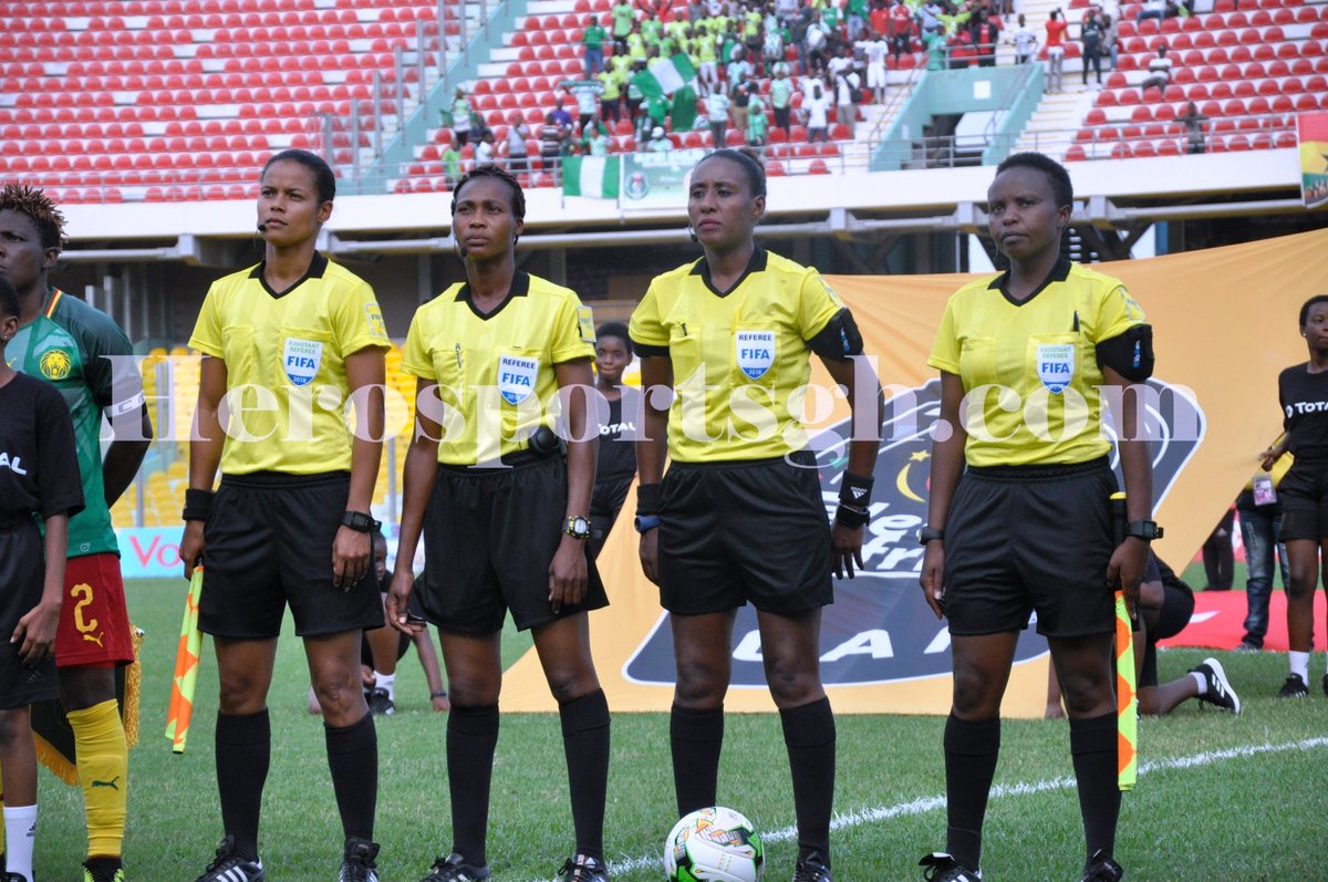 Herosportsgh's tweet photo. Snap from the Cameroon and Nigeria  #2018AWCON #AWCON2018 #TotalAWCON18 https://t.co/3sTF8S3jGp