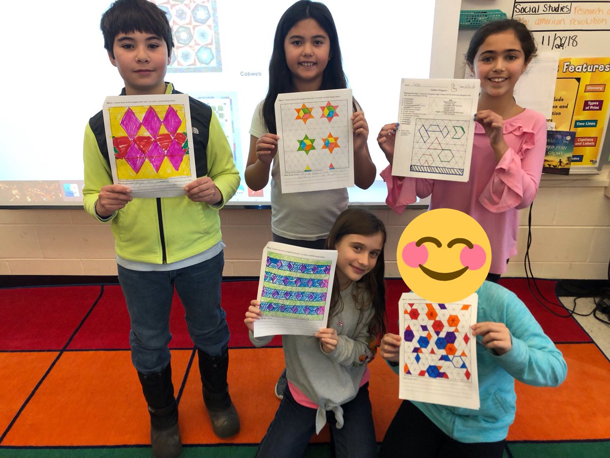 RawdingMolly's tweet photo. Gr5 students launching the new unit with Hidden Polygons #LTLmath

@FiskeMath @FiskeSchool  #LPSelemMath https://t.co/8E00LzxwF4