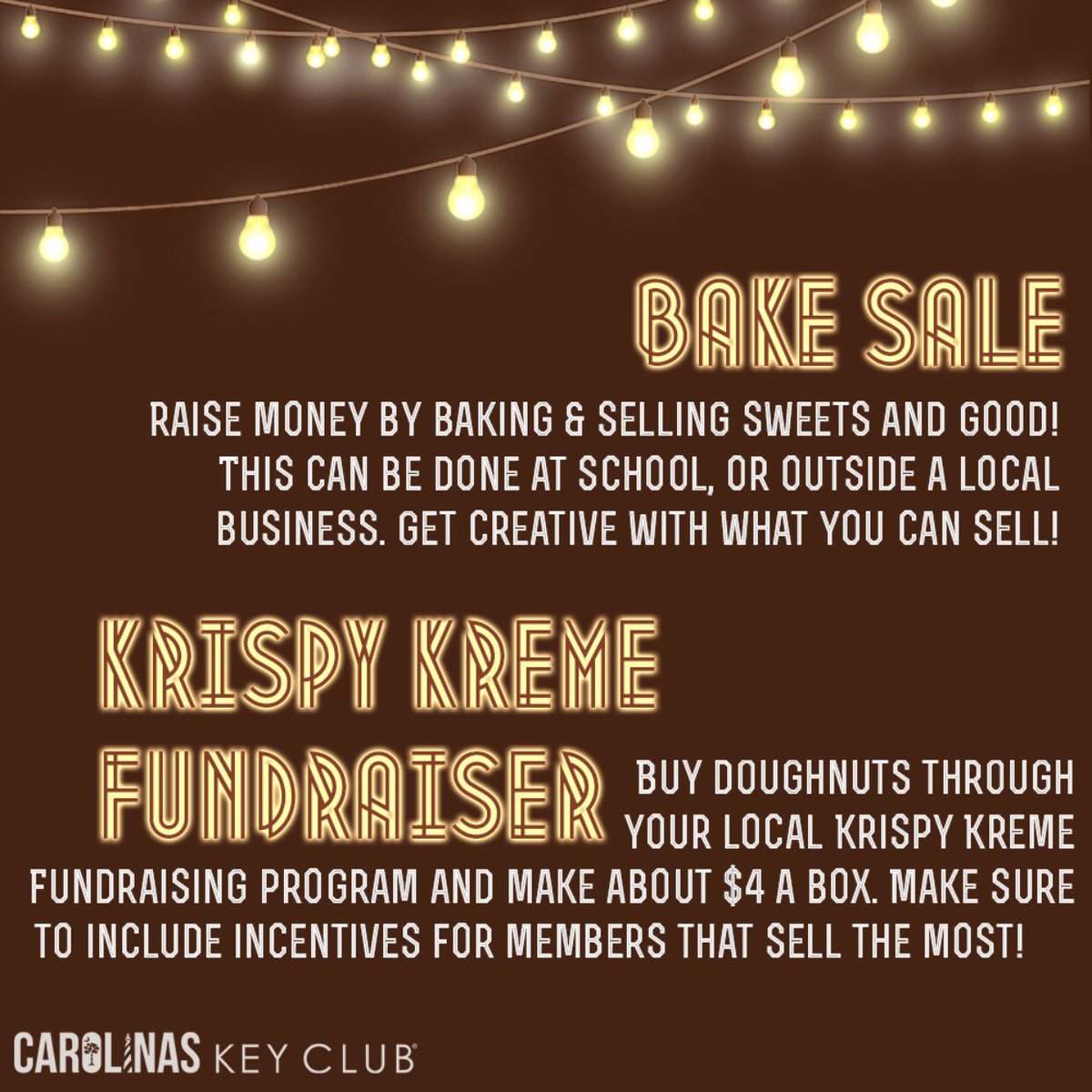 CarolinaKeyClub's tweet photo. Need some inspiration on how your club can fulfill your Fall Rally pledge? Check out these ideas compiled by the District Project Committee! Even if your club didn’t make a pledge, you can use these ideas to contribute to the District Project at any point! 🎄❄️☃️ #mycarolinaskey https://t.co/Mi4G9JbpoW