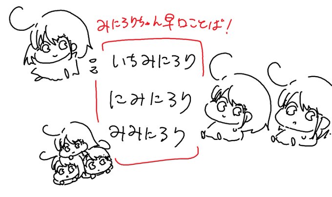 みにろりちゃん早口言葉!難しいです!挑戦してね! 