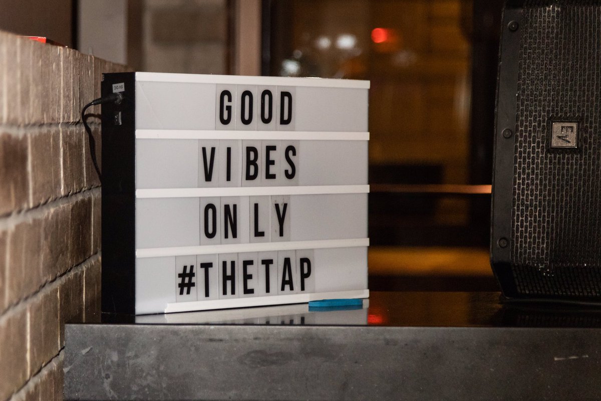 Bar Life Goals!
#whatsontap #goodvibesonly #thetap