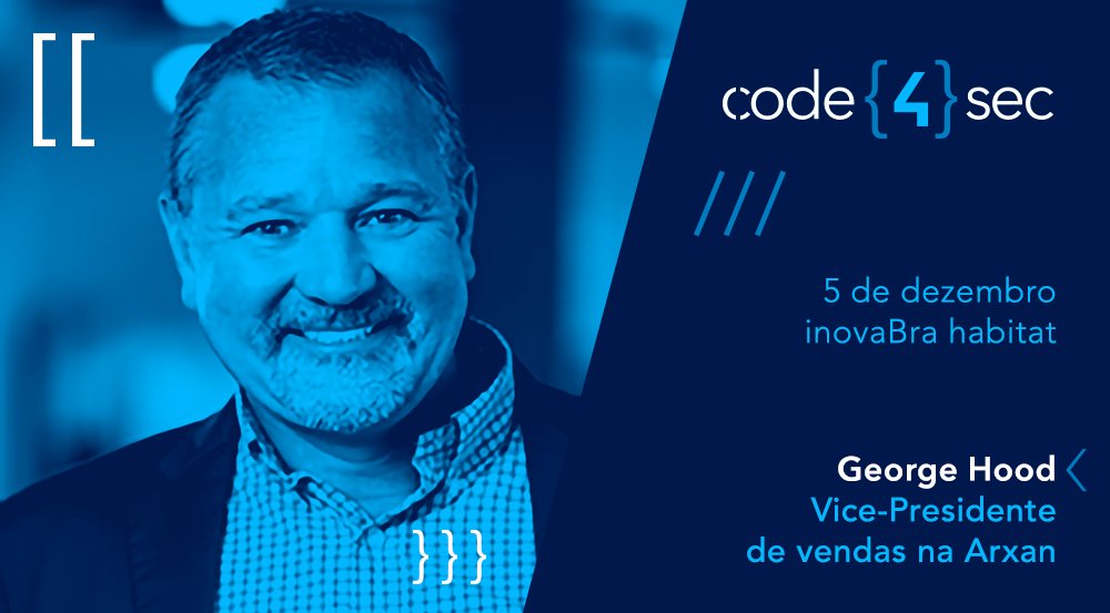 Code4SecBR's tweet image. Conheça o novo evento em #AppSec do país! O #Code4Sec acontece nos dias 05 e 06 de dezembro no inovaBra bit.ly/2JWBtbR