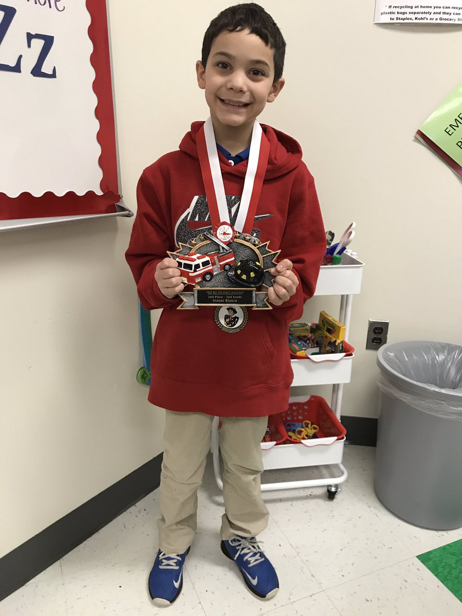 ms_majewski's tweet photo. We have a 2nd place NCC Fire Prevention Poster &amp; Essay award winner in our class! So proud of how hard he worked on his poster! 🚒🔥@marbrkprincipal @DanaFarrior https://t.co/8dzAyyyLY5