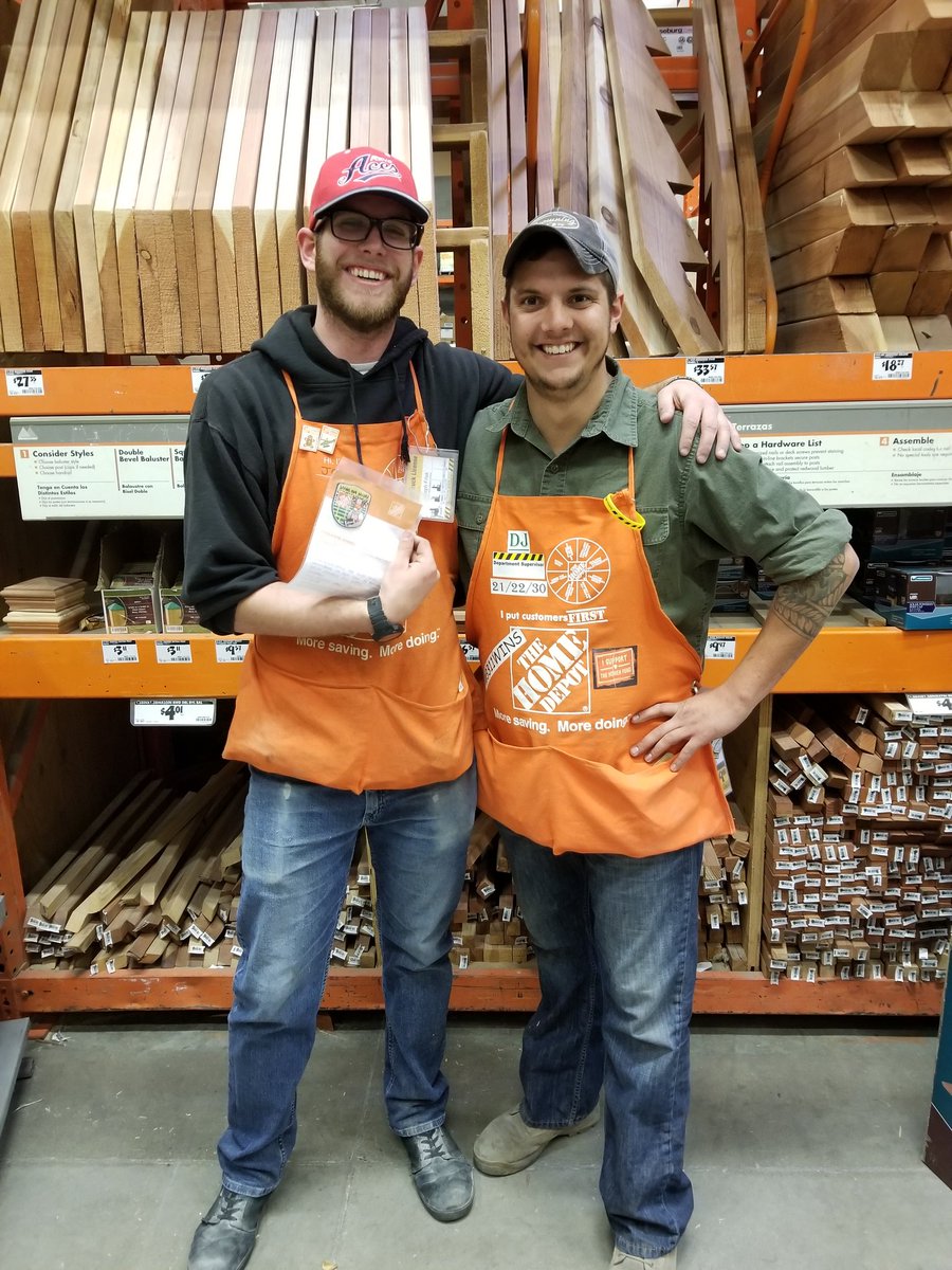 Awesome job to Joe in lumber with his FIRST homer award! #3311wins
