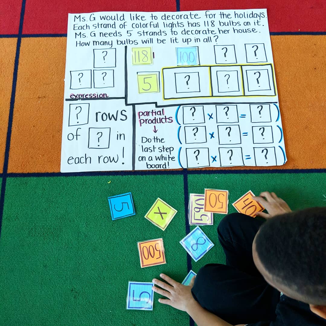 heygoddard's tweet image. Immediate engagement, collaboration, and scaffolding for area models and partial products! DEFINITELY doing this again! @PattonKelle @Mr_McComb @Pleasant_Plains @J_AlbertBCPS #anchorchart #math
