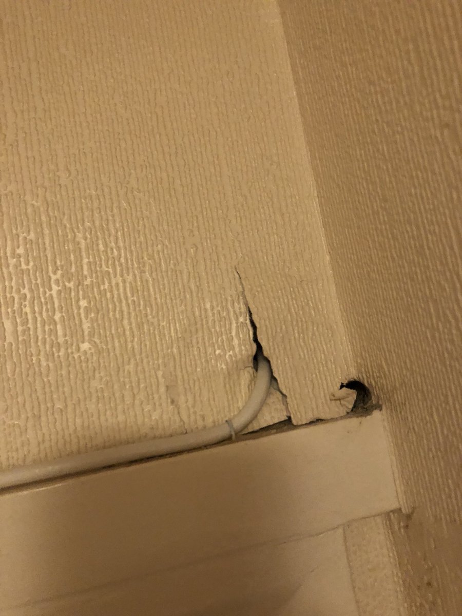 ClaudiaZeppX's tweet photo. @virginmedia the most disgusting work I’ve ever seen! Just had virgin fitted today and they’ve left my house like this! No internet or phone working and my mums carers alarm is meant to be connected to the internet to work. Also on hold for 20 minutes. Someone needs to contact us https://t.co/PjmFcUPWGE
