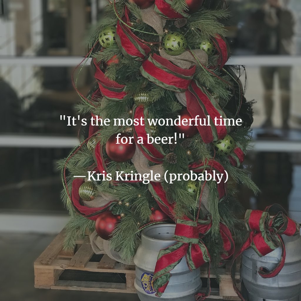 Clearly, we're getting in the holiday spirit around here. Not feeling it yet? Maybe a beer, some food, and a little fun would help (or maybe just not eating leftovers). Get in the spirit with us this week at the Arkansas Ale House in Diamond Bear Brewing Company!

🐻TUE: Happ ...