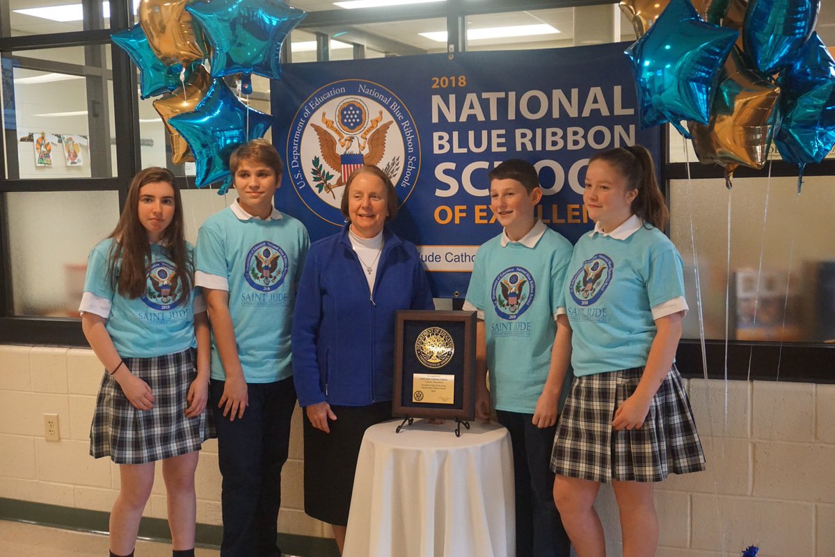 We are thankful and proud to be named 2018 National Blue Ribbon School of Excellence! <a href="/StJudeChalfont/">St. Jude School</a> <a href="/AOPS_Schools/">Archdiocese of Philadelphia Schools</a> <a href="/PhillyInquirer/">The Philadelphia Inquirer</a> <a href="/TheIntellNews/">Bucks County Courier Times</a> <a href="/LCCrusaders/">Lansdale Catholic</a> <a href="/CourierTimes/">Bucks County Courier Times</a>
