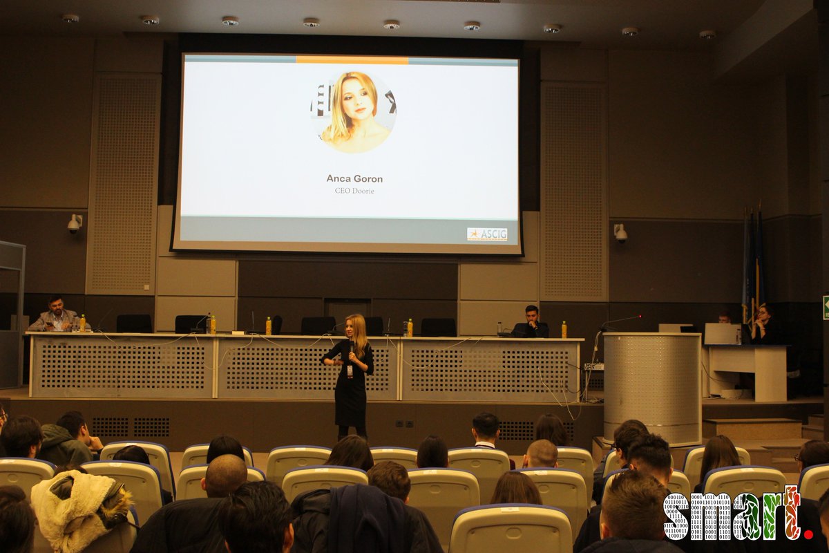 doorieapp's tweet photo. Our #CEO @Anca_Goron participated at the Smart Entrepreneur Conference in Bucharest to share her journey steps to the #young #generation #entrepreneur #Entrepreneurship #womenempowerment https://t.co/HkcVggO1ll