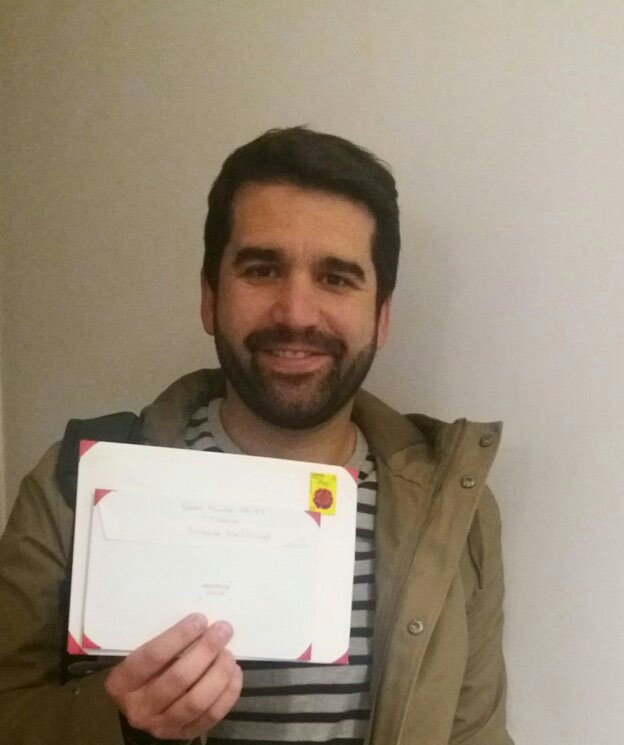EsquinasRojas's tweet photo. Otra carta que viaja a SAN LUIS POTOSI gracias a la petición de YESICA!! 
#EsquinasRojas #ONG #SinAnimoDeLucro #gratis #sonreir #carta #EscritasAMano #alegria #palabras #animo #sonrisa #sorpresa #cartas #felicidad #NGO #joy #smile #happiness #barcelona #bcn #Mexico #slp https://t.co/VhTC5X9BQP