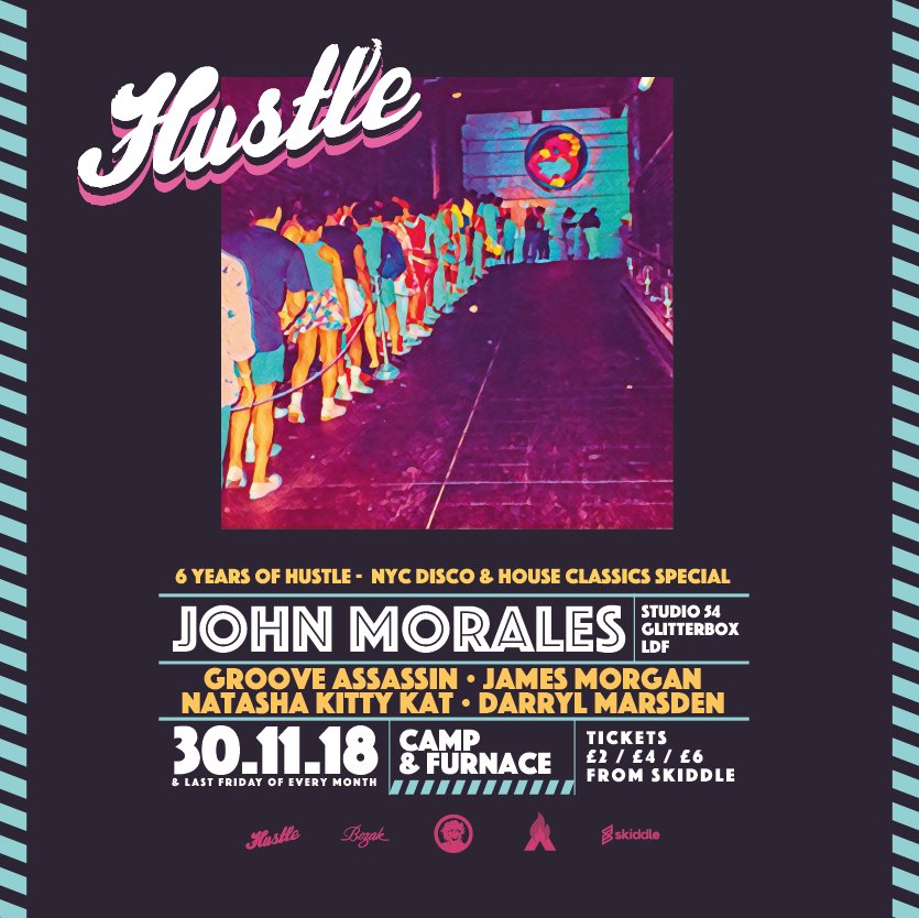 HustleLiverpool's tweet photo. THIS FRIDAY @HustleLiverpool 6th Birthday with @johnthemixer @GrooveAssassin @DJNattKittyKatt @HustleLiverpool djs AT @CampandFurnace  £4 Tickets >> https://t.co/Rsl80asWzi https://t.co/Zw0mOq4Qrr
