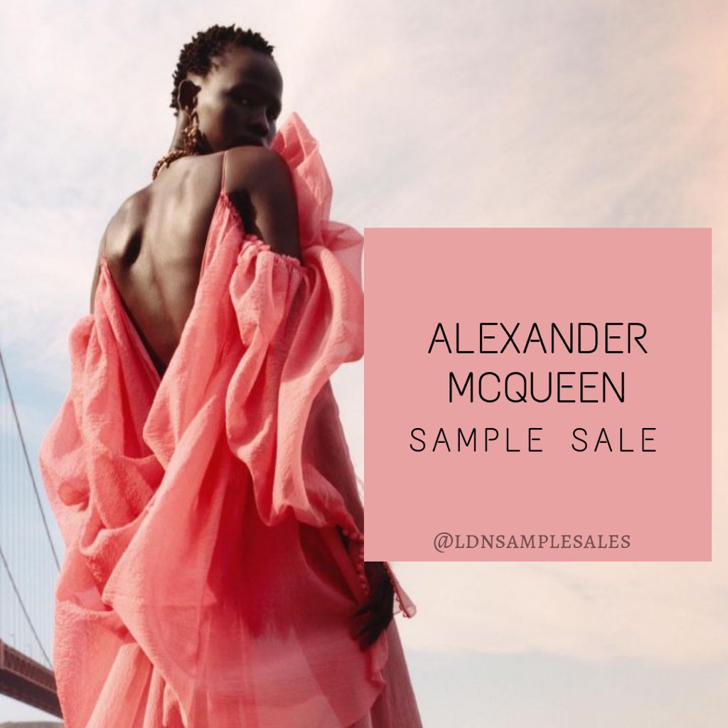 alexander mcqueen sample sale 2018